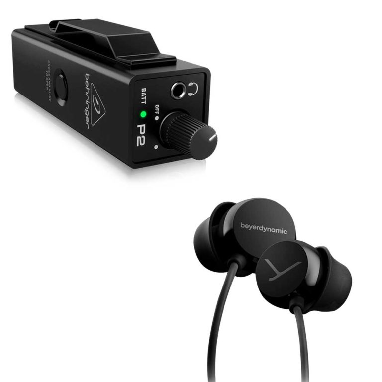 Monitor Personal Behringer P2 + Beyerdynamic-BEAT-BYRD