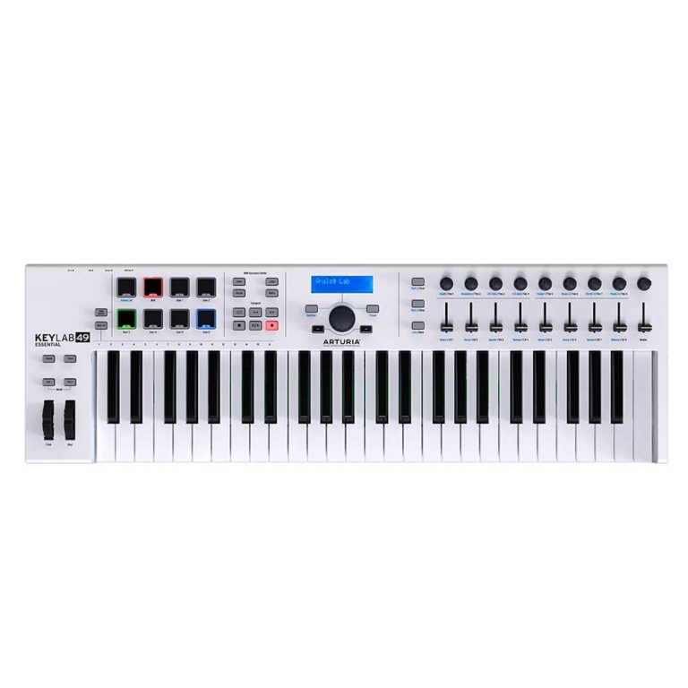 Arturia KeyLab Essential 49 Controlador Midi Blanco de 49 Teclas