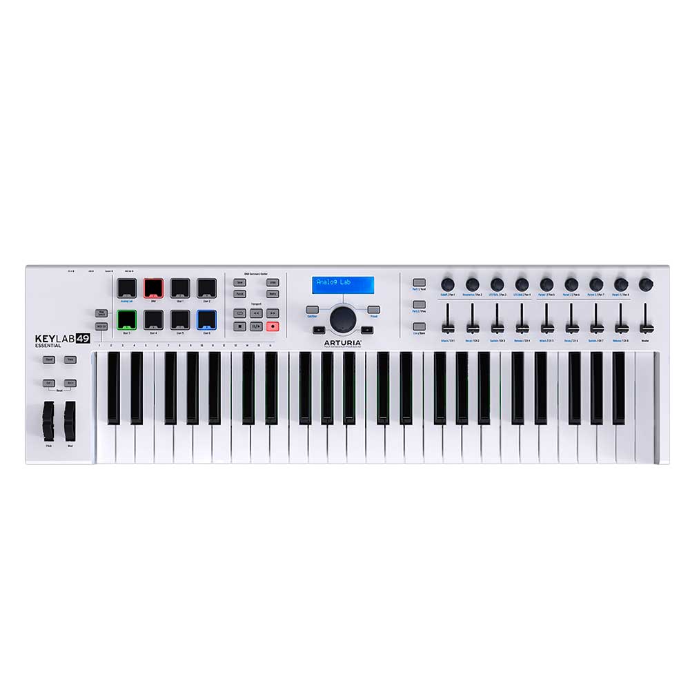 Arturia KeyLab Essential 49 Controlador Midi Blanco de 49 Teclas