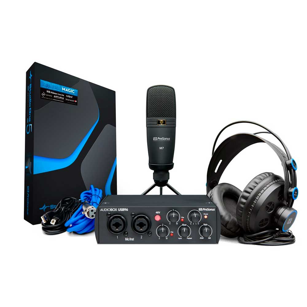 PreSonus-AudioBox-96-Kit-de-grabación-de-hardware-y-software---25th-Anniversary-Edition