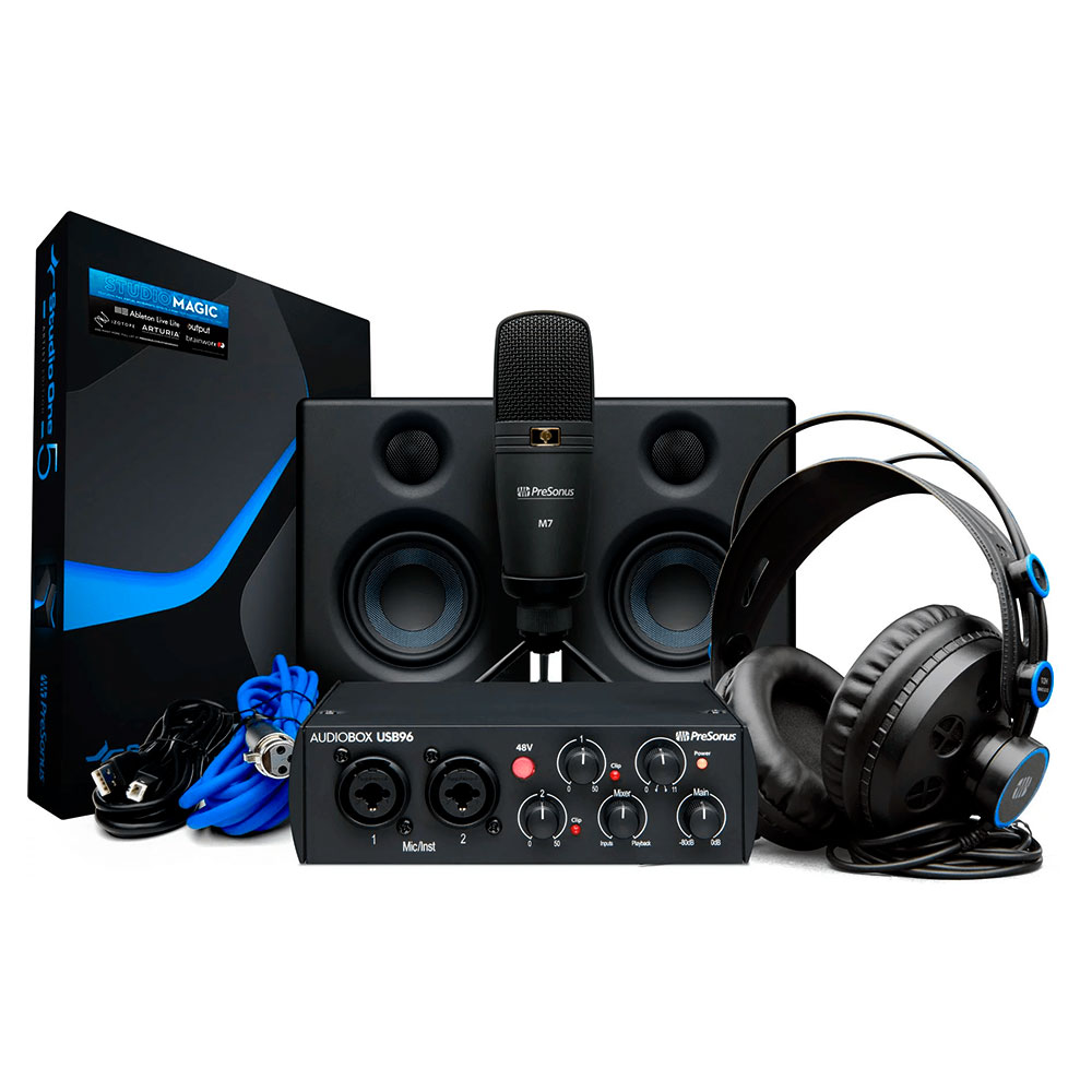 PreSonus-AudioBox-96-Ultimate-Bundle-Recording---25th-Anniversary-Edition