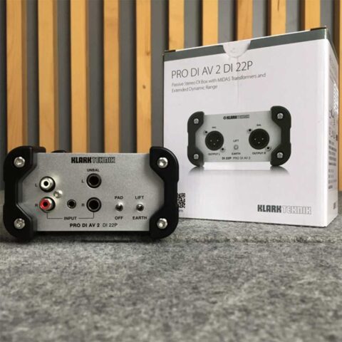 Klark Teknik DI AV 22P Caja directa pasiva de 2 canales con transformador Midas