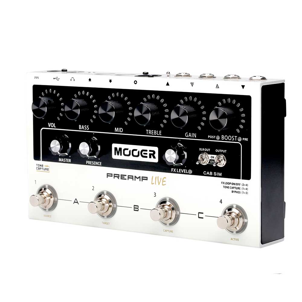 Mooer Micro Preamp Live Top Music Perú