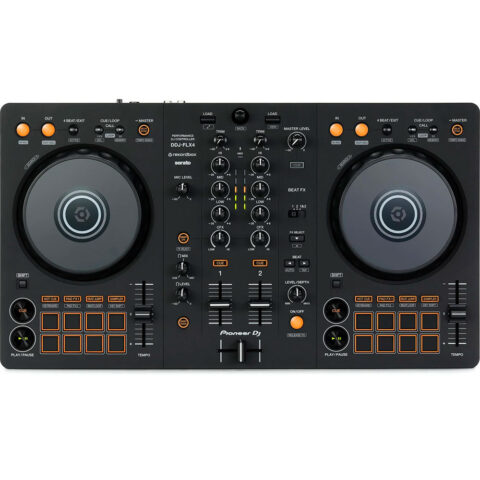 Pioneer DJ DDJ-FLX4 Controlador de 2 decks Rekordbox y Serato DJ
