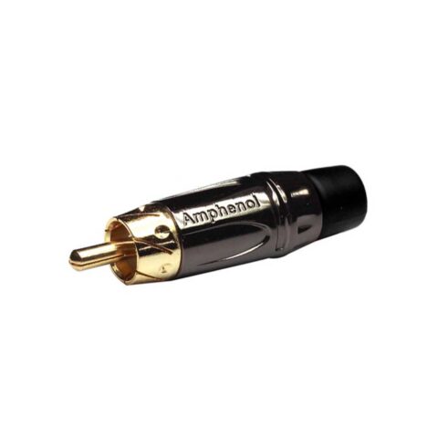 Amphenol ACPL-CBK Conector de salida RCA (12 Unidades)