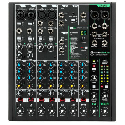 Mackie ProFX10v3 Mezcladora con USB y efectos de 10 canales