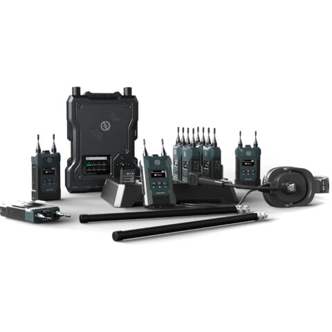Hollyland Solidcom M1 Full-Duplex Solución de Intercomunicación Inalámbrica (8 Beltpacks)