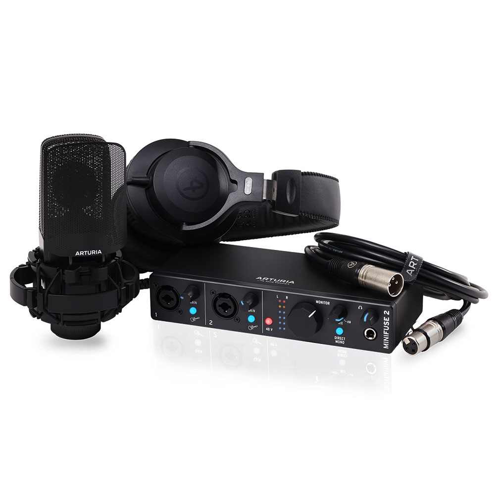 Arturia-_MiniFuse-Recording-Pack---Black