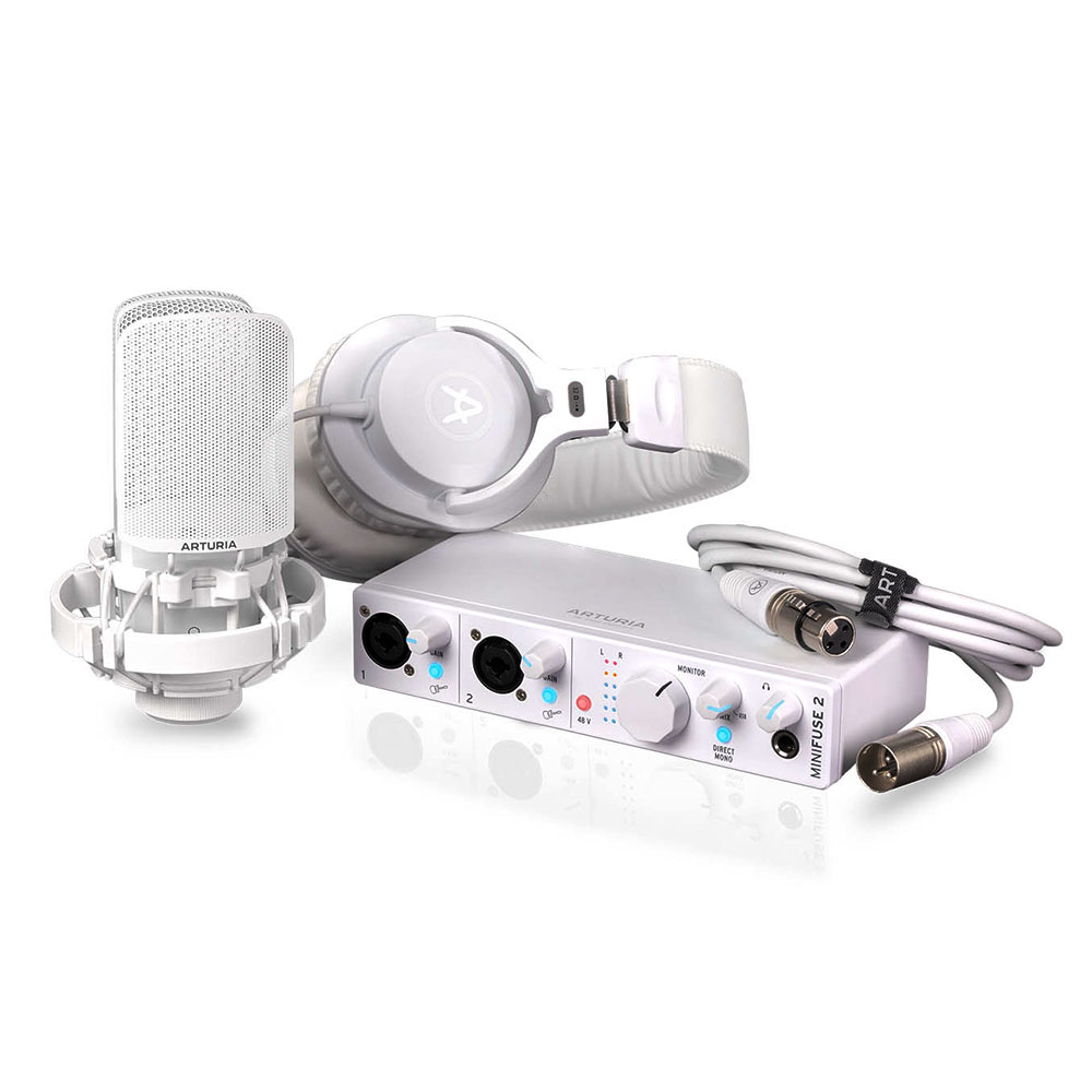 Arturia-_MiniFuse-Recording-Pack---White