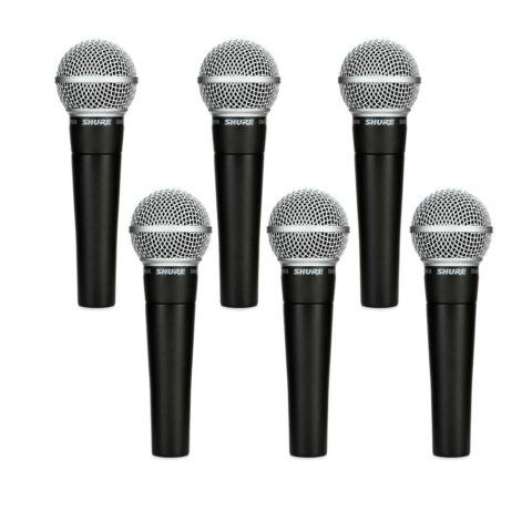 Shure SM58 (Six Pack) Microfono Vocal Dinamico Cardioide