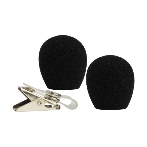 Shure RK318WS Paravientos de micrófono y clip para ropa para micrófonos WH10/WH20