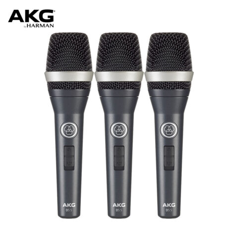 AKG D5S (3-Pack) - Micrófono de Mano Dinámico