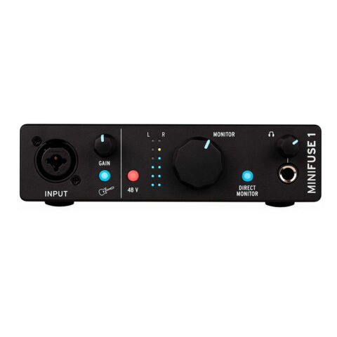 Arturia MiniFuse 1 Black - Interfaz de Audio USB-C – Negro