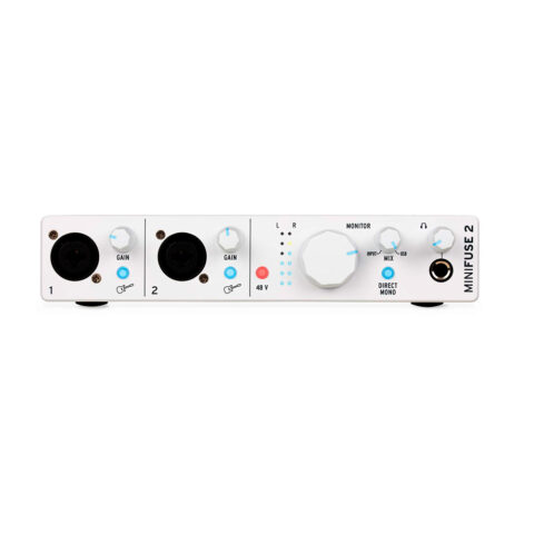 Arturia MiniFuse 2 White - Interfaz de Audio USB-C - Blanco