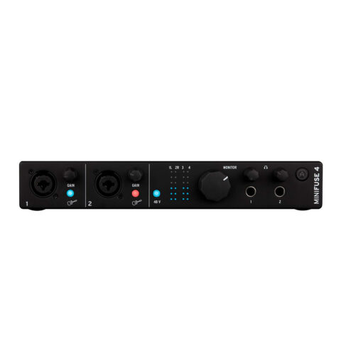 Arturia MiniFuse 4 Black - Interfaz de Audio USB-C – Negro