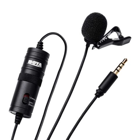 BOYA BY-M1 Micrófono Lavalier Omnidireccional