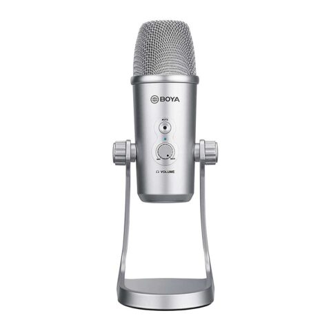 BOYA BY-PM700SP Micrófono de Condensador USB Multipatrón (iOS / Android, Mac / Windows)