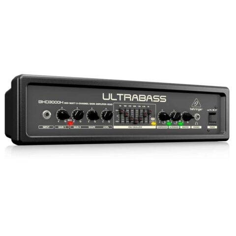 Behringer UltraBass BXD3000H - Cabezal de Bajo de 300 Canales y 2 Vatios