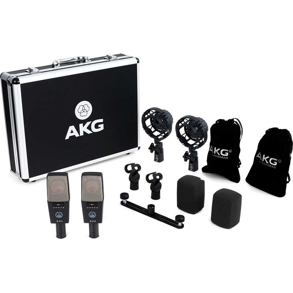 AKG C414 XLS/ST - Micrófono de Condensador de Diafragma Grande - Matched Pair - Imagen 2
