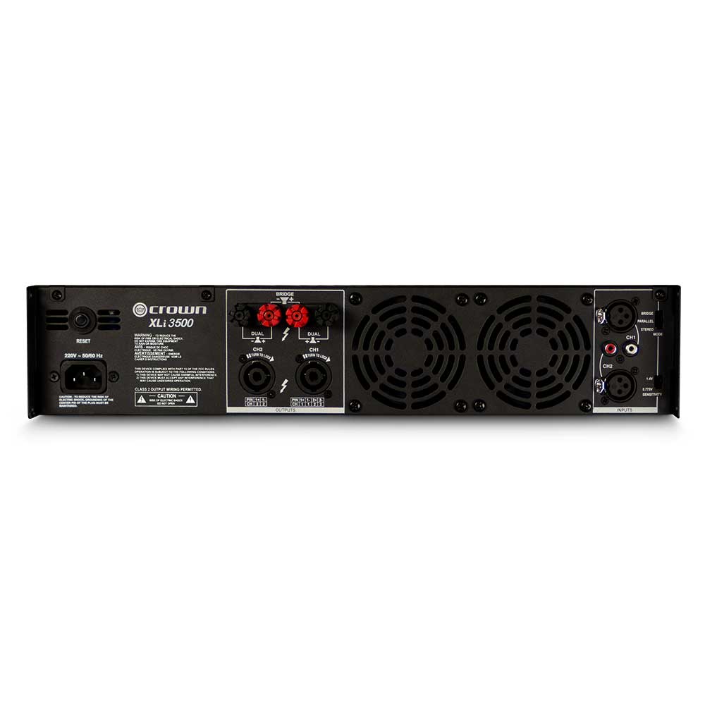 Crown XLi 3500 1350W Amplificador de Potencia de 2 Canales - Imagen 2