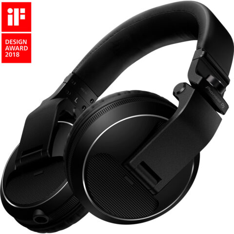 Pioneer DJ HDJ-X5-K Auriculares Profesionales para DJ - Negro
