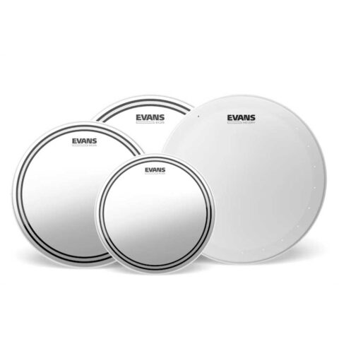Evans EPP-EC2SHDD-F Juego de parches EC2S Clear Fusion Pack (10", 12", 14", 14" HD Dry Snare Bateador)