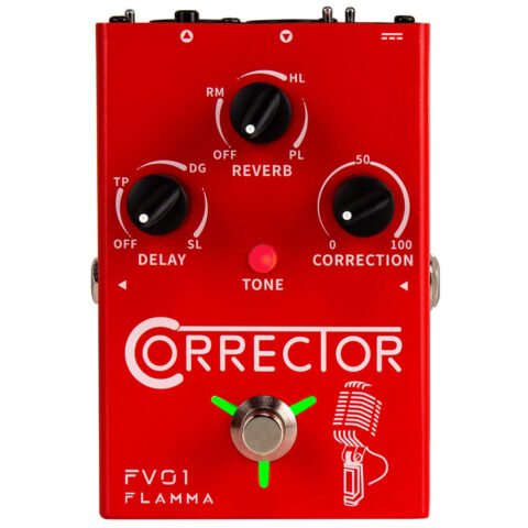 Flamma FV01 Pedal de Efectos de Corección de Tono Vocal