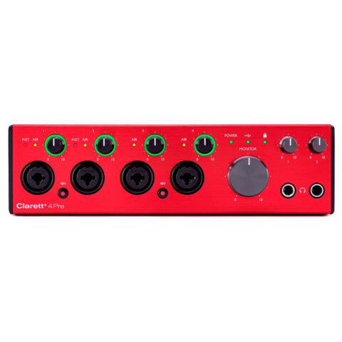 Focusrite Clarett+ 4Pre USB-C Interfaz de Audio