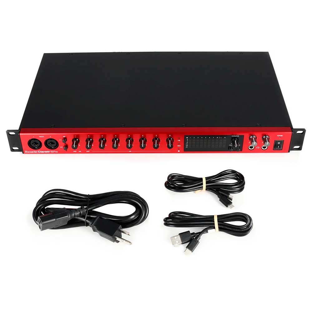 Focusrite Clarett+ 8Pre - Interfaz de Audio USB-C - Imagen 3