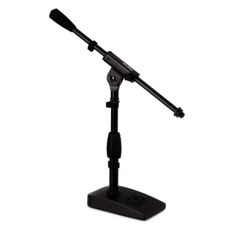Gator Frameworks GFW-MIC-0821 Base compacta para bombo y Pedestal para micrófono de Amplificador