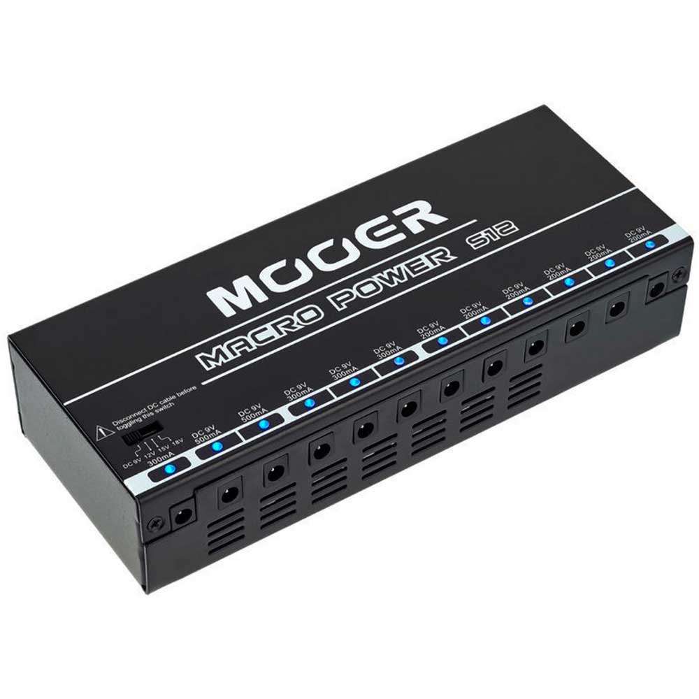 Mooer Macro Power S12 Fuente de Alimentación Múltiple
