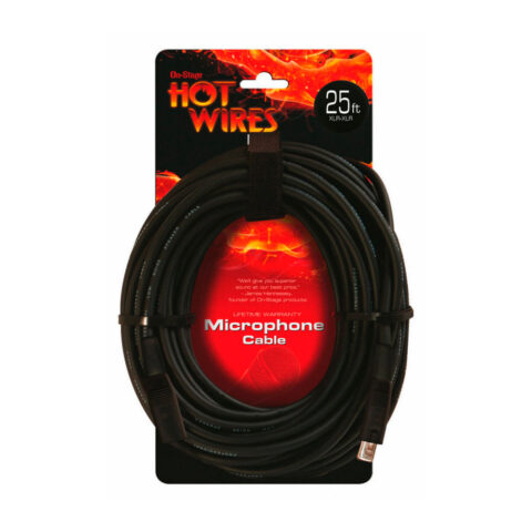On-Stage MC12-25 Cable de Micrófono (25', XLR-XLR)