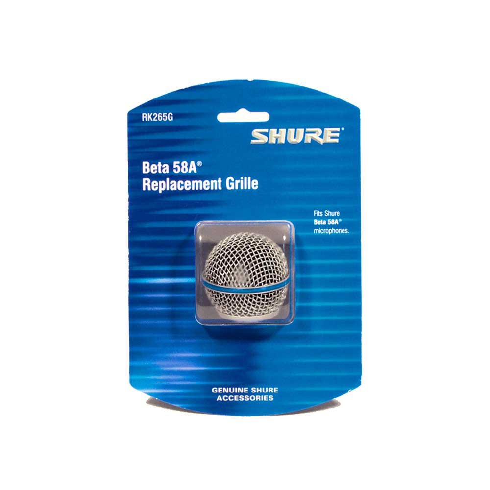 Shure RK265G - Rejilla de repuesto para micrófono Beta 58A