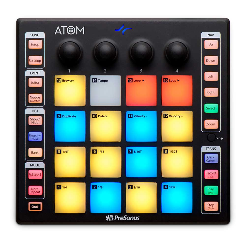PreSonus ATOM 16-pad Controlador