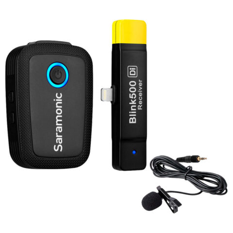 Saramonic Blink 500 B3 Sistema de Micrófono Omni Lavalier Inalámbrico Digital para Dispositivos Lightning iOS (2,4 GHz)