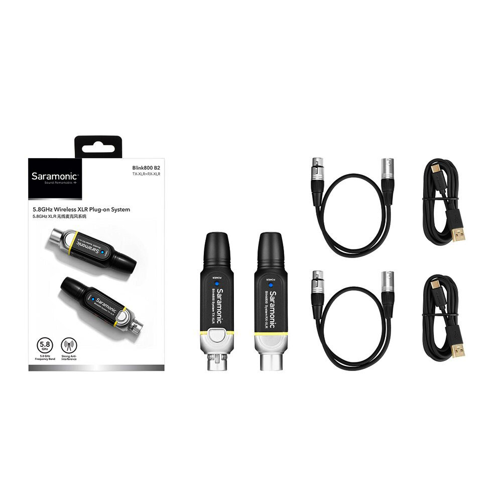 Saramonic Blink 800 B2 Sistema XLR inalámbrico de 5,8 GHz - Imagen 2