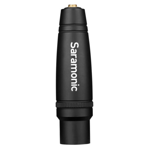 Saramonic C-XLR+ 3.5mm Adaptador TRS Hembra a XLR Macho con Convertidor de Energía Phantom
