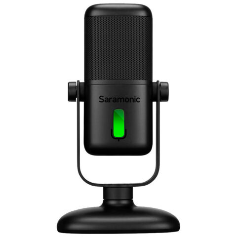 Saramonic SR-MV2000 Micrófono USB Cardioide de Diafragma Grande para Computadoras y Dispositivos Móviles USB tipo C