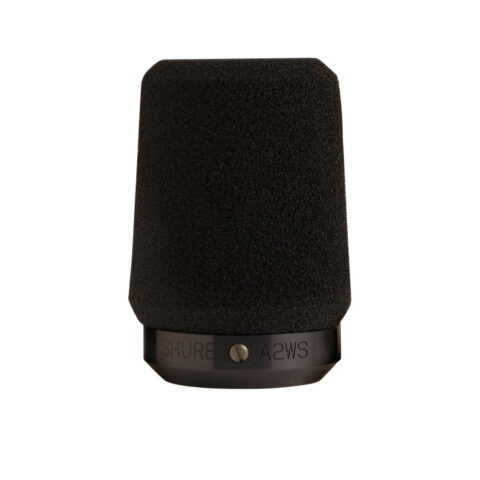 Shure A2WS-BLK Paravientos de Microfono con Fijacion de Seguridad