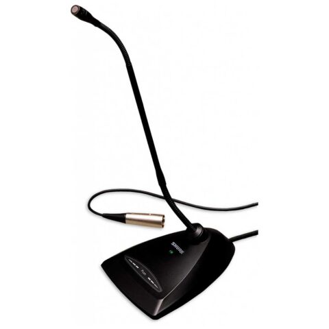 Shure MX412D/C Microfono cardioide de cuello de cisne de 12 pulgadas con base de escritorio
