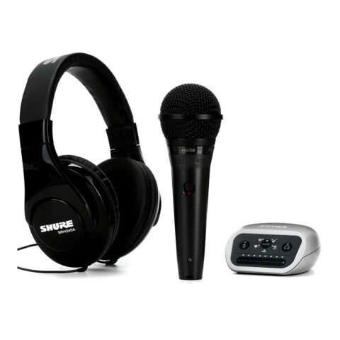 Shure PGA58, SRH240A  y MVi Paquete Completo de Grabación