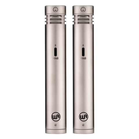 Warm Audio WA-84 Micrófono de Condensador - Par Estéreo (Níquel)